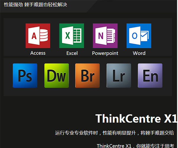 聯(lián)想ThinkCentreX1辦公一體電腦