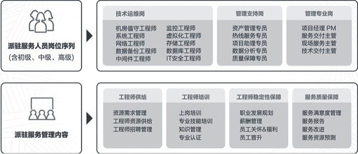 駐場(chǎng)支持服務(wù)內容