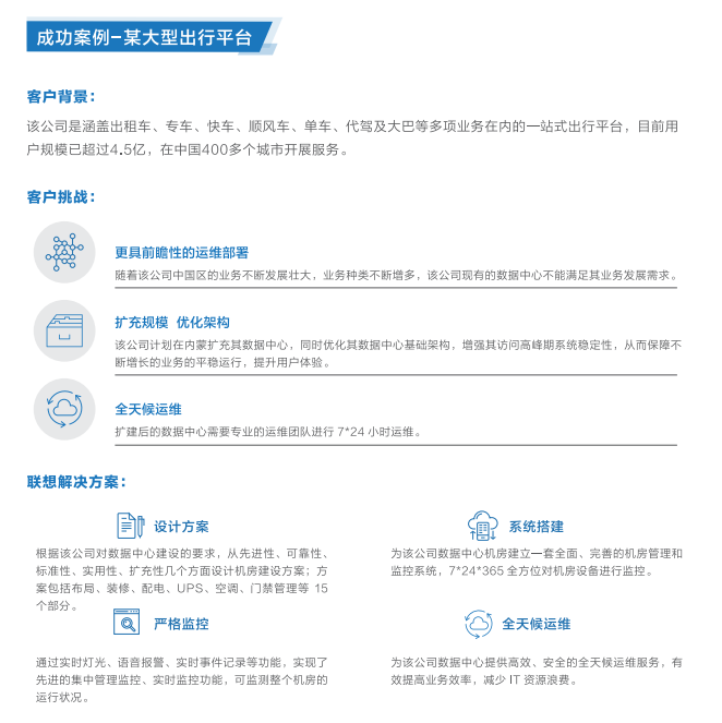聯(lián)想電腦代理推出聯(lián)想數據中心管理服務(wù)